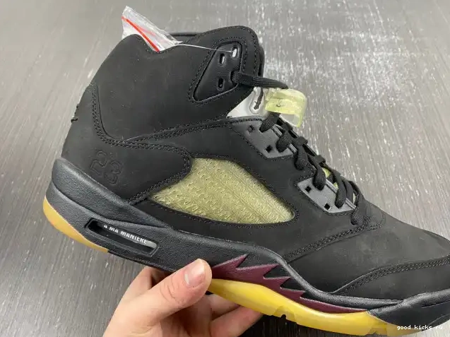 Ma Maniere Air Jordan 5 A Black FD1330-001 x 0408